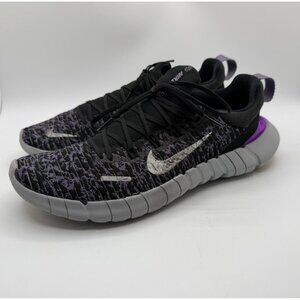 Nike Free Run 5.0 Black Canyon Purple CZ1884-012 Running Shoes Men's Size 7.5